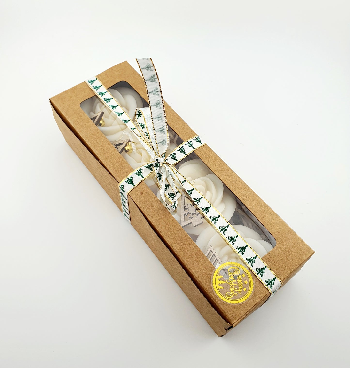 Rosenkerzen ohne Duft – Handgemacht & liebevoll verpackt