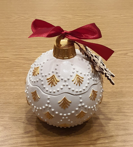 Handgefertigte Sojakerze im Raysin-Gefäß – Duftfrei & Dekorativ