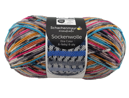 Schachenmayr Sockenwolle 6 fädig 150 g